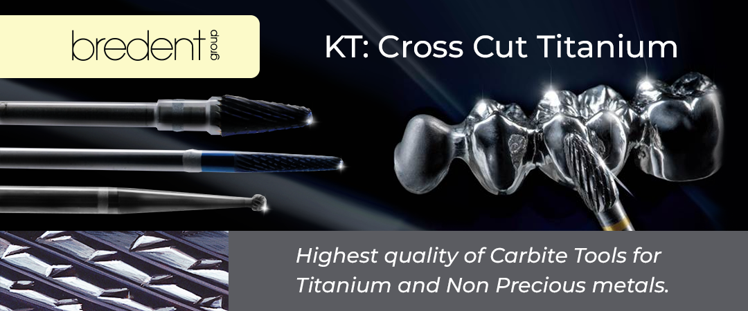 Bredent KT: Cross Cut Titanium Burs